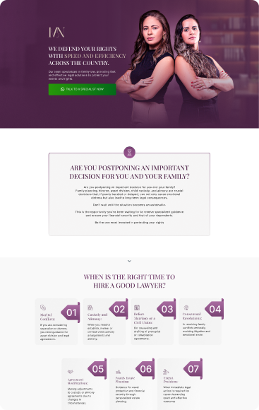 IA Law Firm project preview